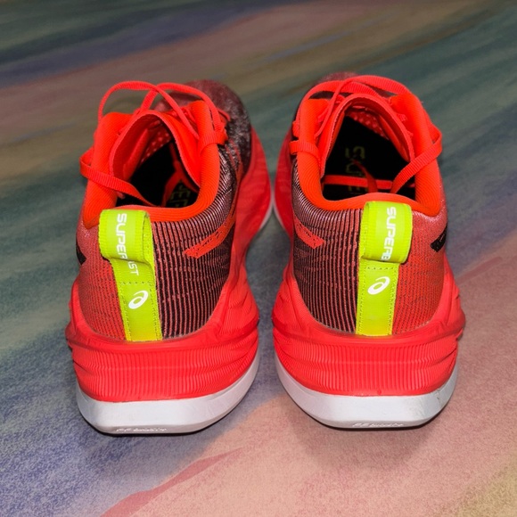 Asics Superblast running shoes sunrise red Women’s size 7.5 / men’s 6 - Picture 7 of 10